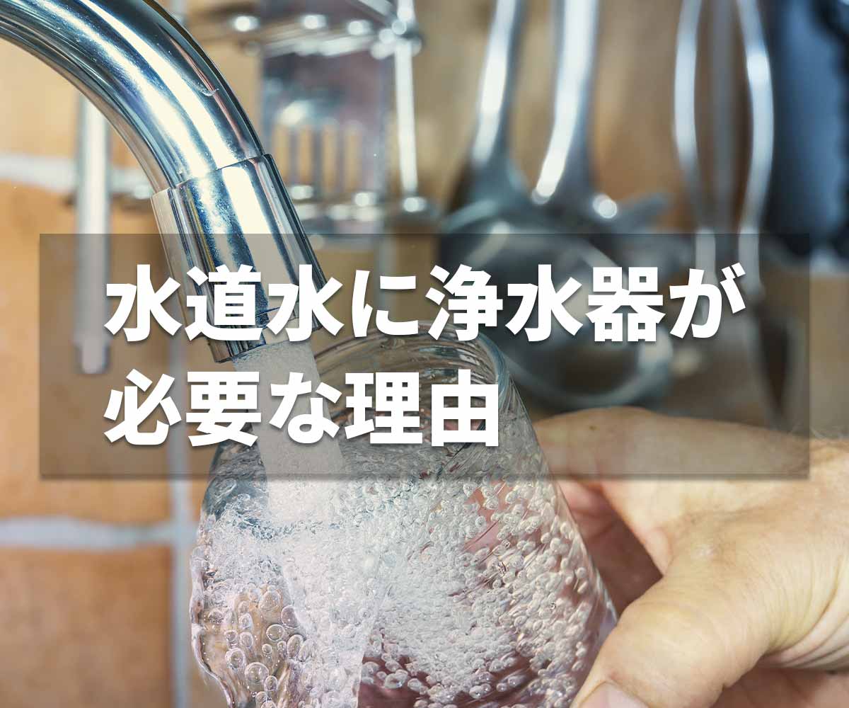 「【現実】水道水に浄水器が必要とされる具体的な理由」画像