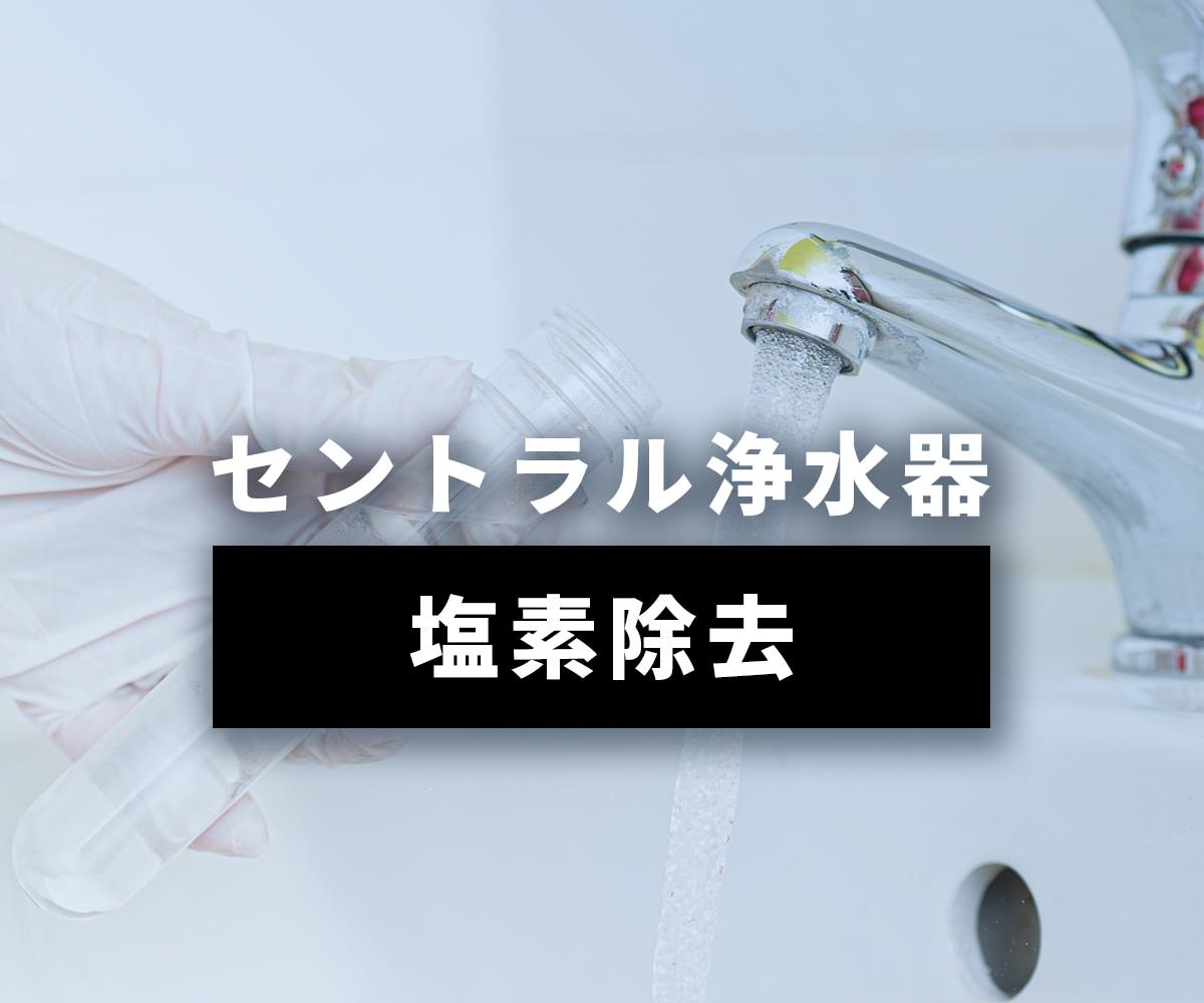 「【実証】セントラル浄水器で塩素は除去できます」画像