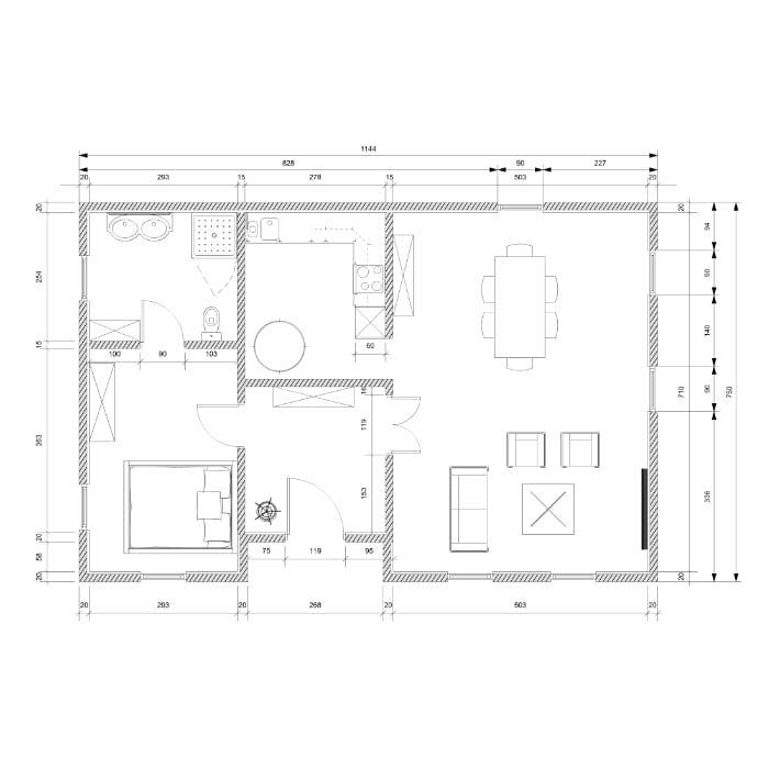 セントラル浄水器『ソリューヴ』戸建て住宅設計図面見本3