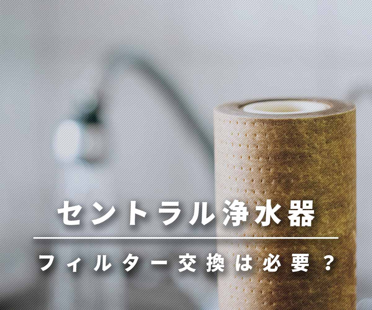 「【セントラル浄水器】フィルター交換しないとどうなる？」画像