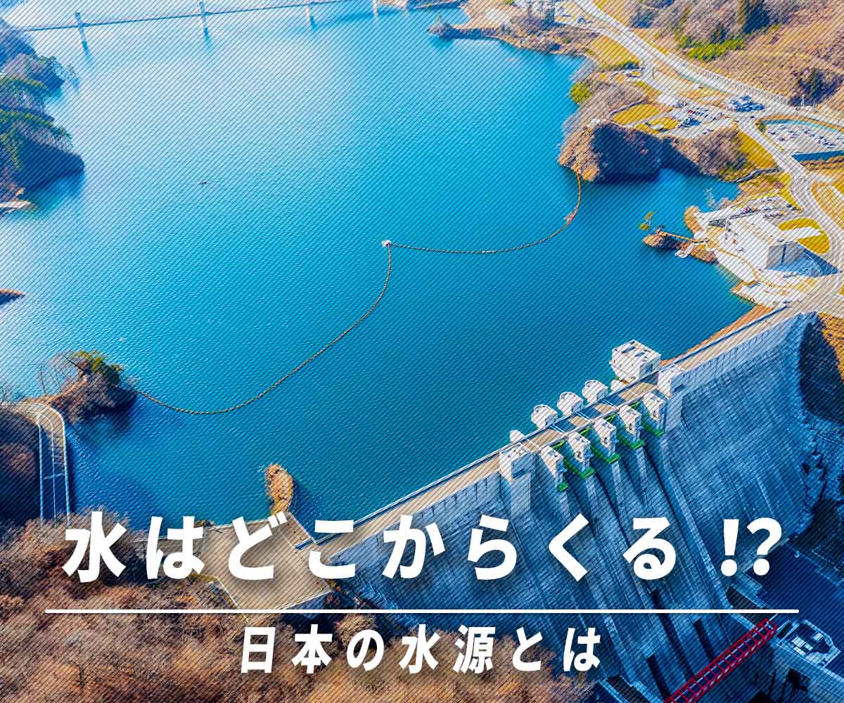 「【水源】水道水はどこからくるの？」の画像