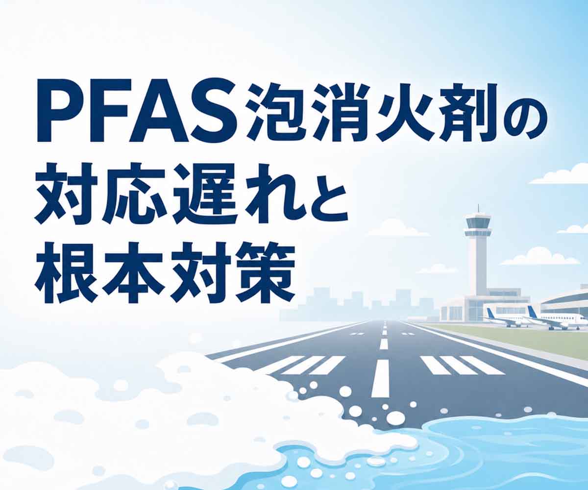 PFAS泡消火剤の対応遅れと根本対策 画像