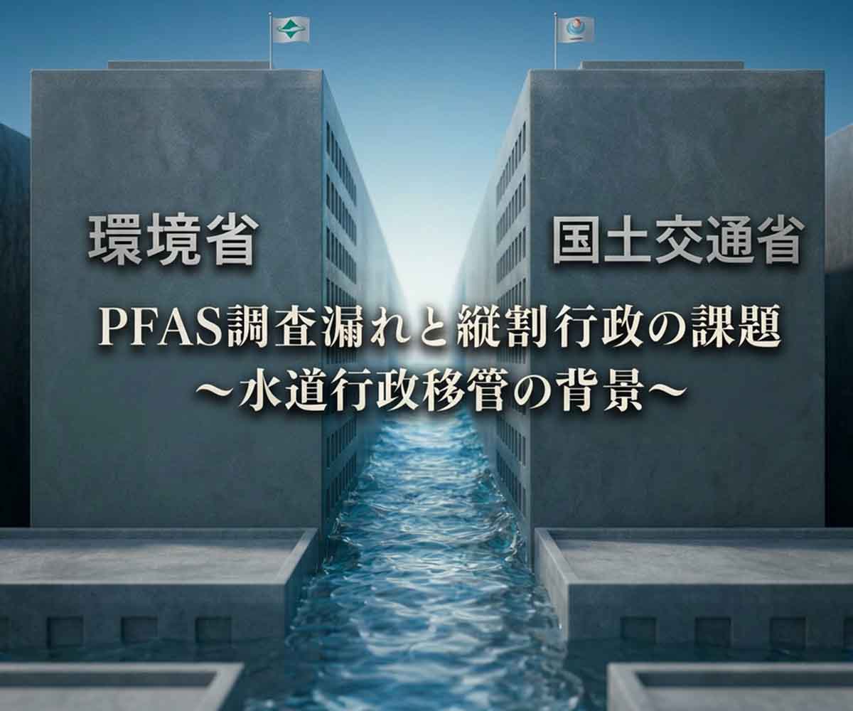PFAS調査漏れと縦割り行政の課題 ~水道行政移管の背景~ 画像